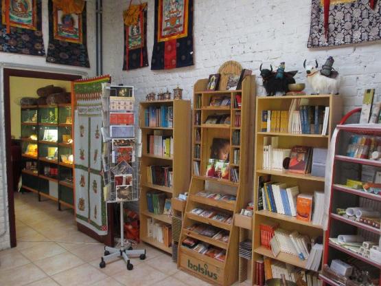 La Boutique / librairie de l’Institut Nalanda